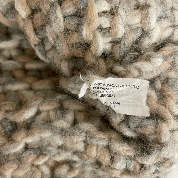 CLUB MONACO Chunky pastel mix sweater Alpaca Blend Small - Picture 8 of 9